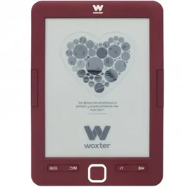 Woxter Scriba 195 Ebook 6 Pulgadas con Pantalla E-Ink Pearl Plus Rojo - Referencia EB26-045